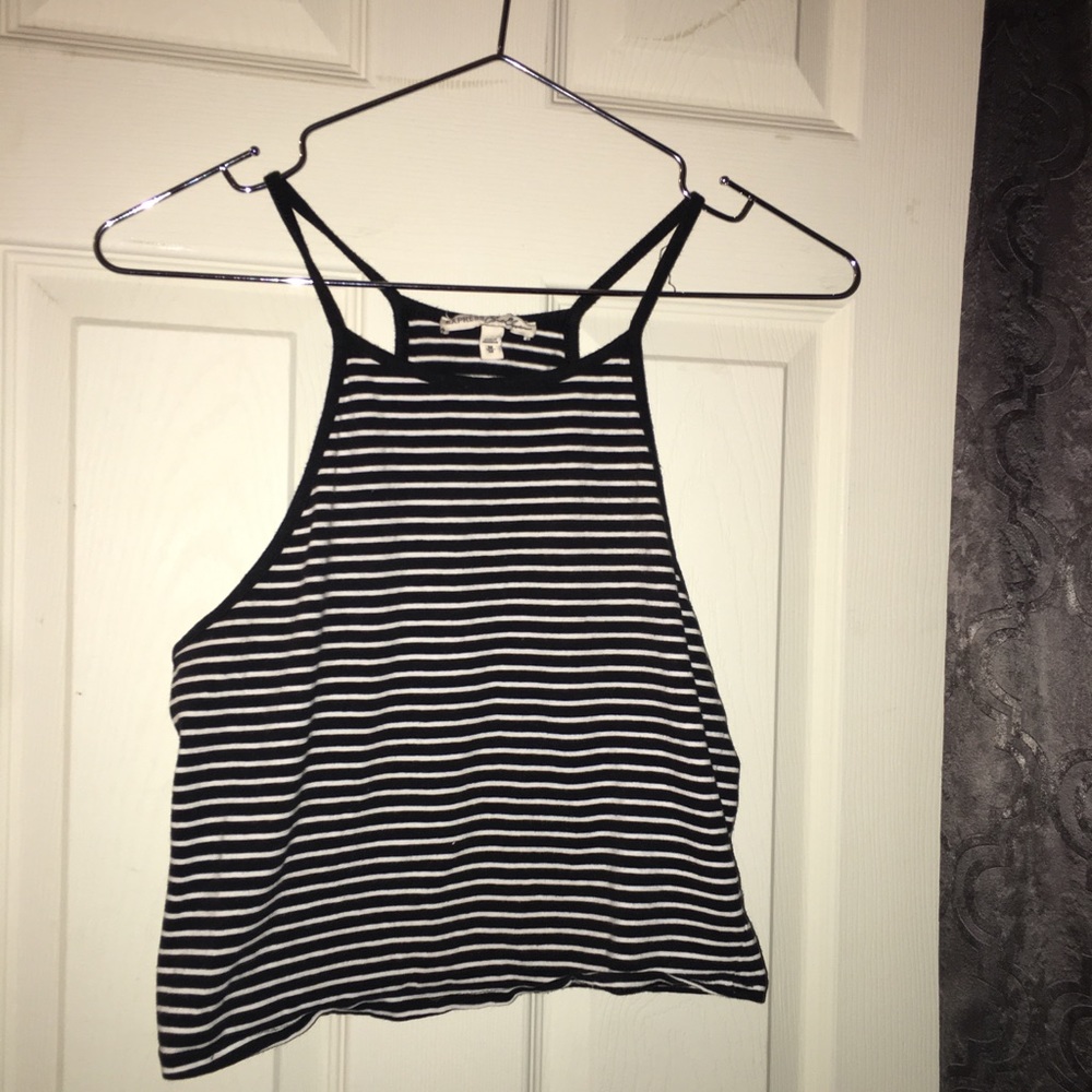 Cute stripe crop top